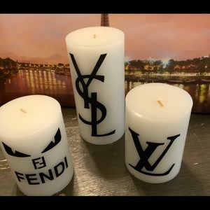 3pcs custom candles